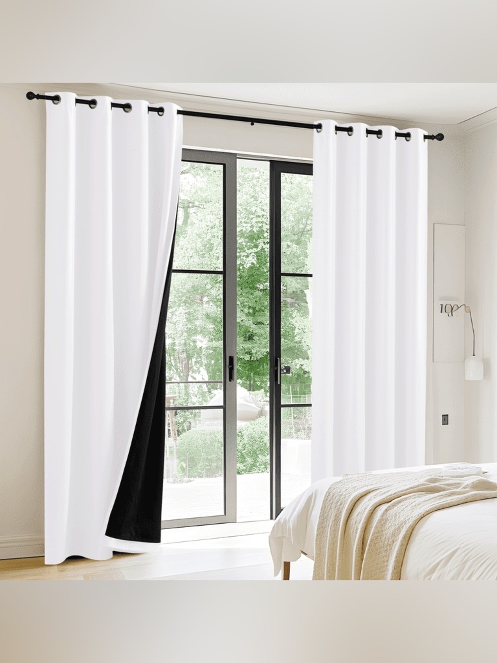 NICETOWN 100 Blackout Window Curtain Panels 52X84
